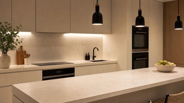 Cucina in microcemento