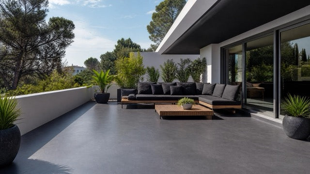 Terrazza in microcemento